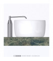 Counter top soap dispensers metal bright chrome finish