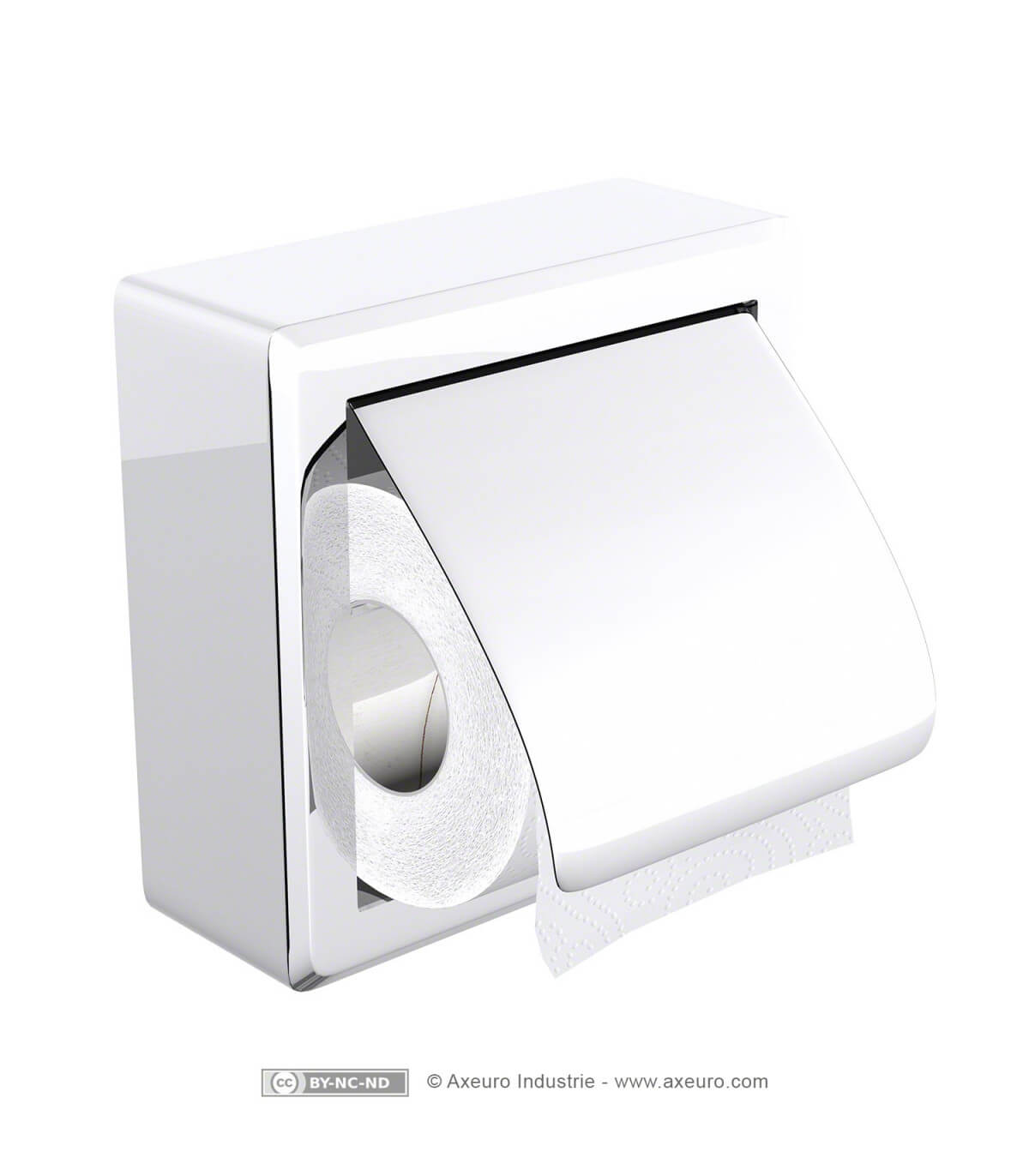 Dispensador de papel higiénico comercial de acero inoxidable, se adapta a  cualquier rollo de té de 9 pulgadas, lugares públicos, oficinas u hogares