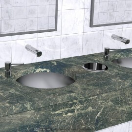 Trade Shop - Cestino Pattumiera Arredo Da Bagno In Plastica Grigio 19.5 X  30.5 Cm 69863